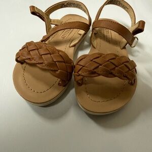 Seychelles Girl’s Braided Strap Sandals - Tan